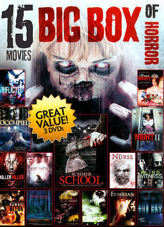 DVD - 15 Movies Big Box of Horror