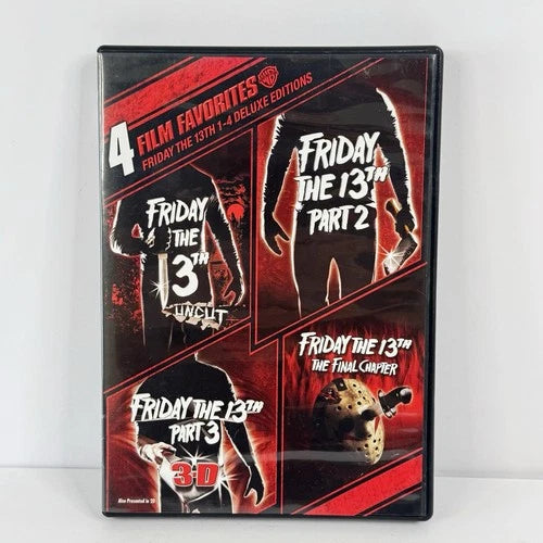 4 Film Favorites: Friday the 13th 1-4 Deluxe Editions